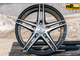 Комплект дисков R16 7,0J ET+35 5*114,3 Vossen VPS-302 Черный глянец с полированными лучами (G424)
