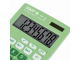 Калькулятор настольный STAFF STF-8318, КОМПАКТНЫЙ (145х103 мм), 8 разрядов, двойное питание, ЗЕЛЕНЫЙ, 250293