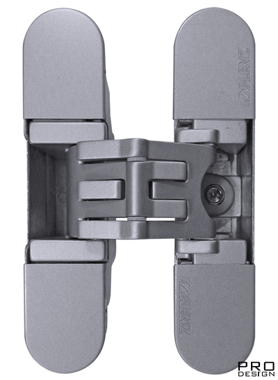 KUBICA 27 - K2700 петля самоцентрирующая с 5-ю точками опоры регулируемая по 3-м направлениям, матовый хром