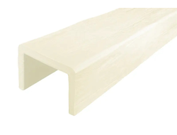 Декоративная балка из полиуретана. Полиуретановая фальшбалка Country Decor рубленая под покраску