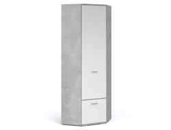 Прихожая Виола - Шкаф угловой Ателье светлый/Белый