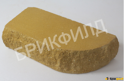 Имитация природного камня Фигурный (1). Желтый. Кирпичный завод Брик Филд