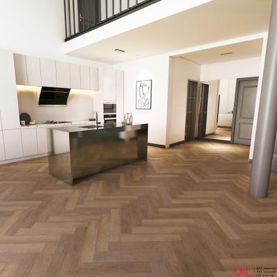 SPC ламинат Floorwood Authentic Темный замок 1510 43 класс толщина 4 мм с фаской замковый 1.3107 м2