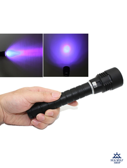 Фонарь подводный Yupard-A2 5хT6-1000Lm-УФ фиолет