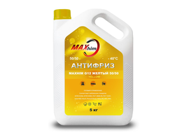 Антифриз  MAXHIM G12 5кг желтый MHY51240