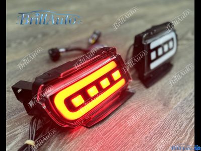Противотуманки Toyota Land Cruiser Prado 150 LED черные (3 режима)