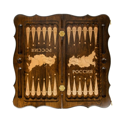 Стол ломберный для игры в нарды "Россия" от мастера Мхитара Аветяна
