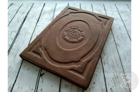 кожаный ежедневник с тиснением наградного знака