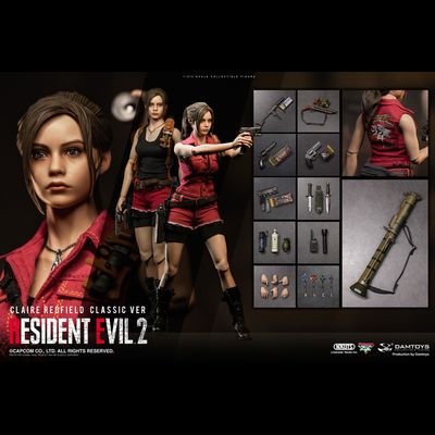 Клэр Рэдфилд (классическая версия) (Обитель Зла, Resident Evil 2) - Коллекционная ФИГУРКА 1/6 Resident Evil 2 Claire Redfield Classic ver (DMS038) - NAUTS x DAMTOYS