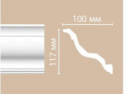 Потолочный плинтус из полиуретана с гладким профилем DECOMASTER (Декомастер) - DP 356