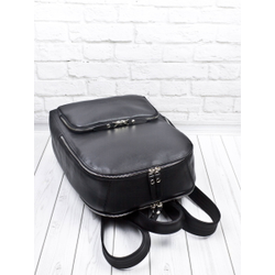 Женский кожаный рюкзак Vicenza Premium black (арт. 
3105-51)
