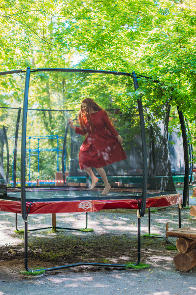 Батут BERG Elite Red 330 + сетка Deluxe