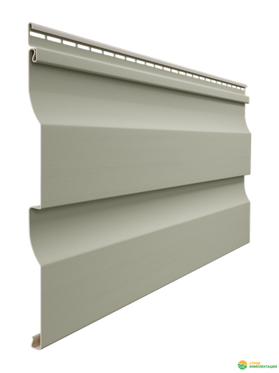 Сайдинг виниловый Docke Premium Корабельный брус D4,5D сандал 3600х232 мм