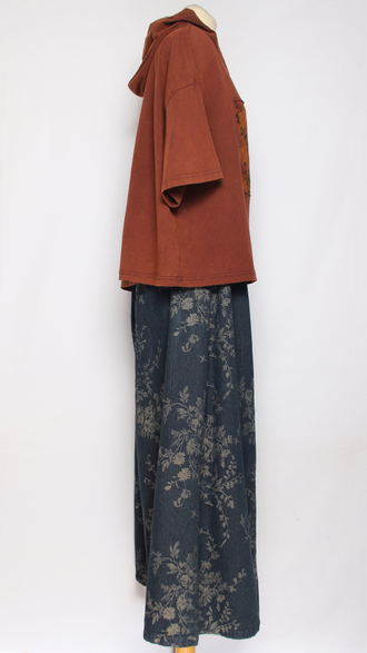 Джемпер ХЛОПОК "Цветной квадрат строчки винтаж"  шоколад, черный, хаки до р.52