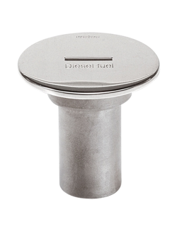 Горловина заливная Vetus V-quipment CAPF38S под шланг Ø38мм для дизеля шлиц из нержавеющей стали AISI316