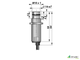 Индуктивный взрывозащищенный датчик SNI 11D-1,5-S резьба М18х1