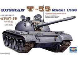 Сборная модель: (Trumpeter 00342) Советский танк T-55