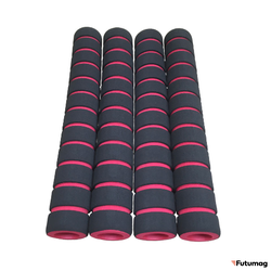 Ручки для турника (грипсы) черно-красные, 250шт