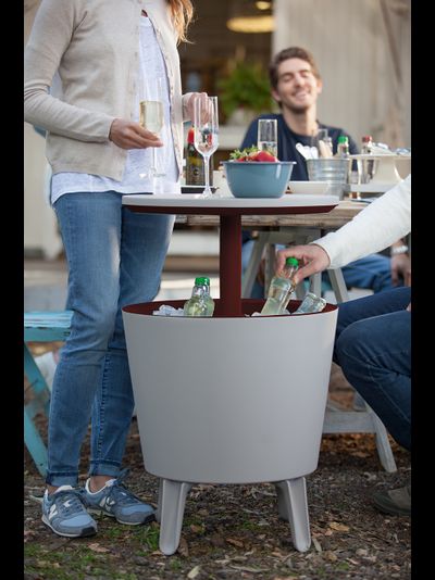 Столик-холодильник COOL BAR крем-шоколад