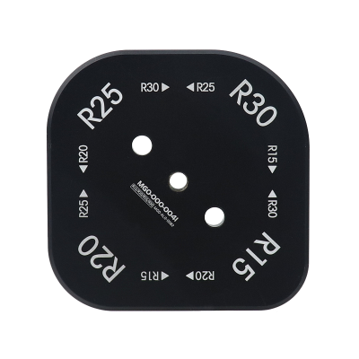 Радиусный шаблон для работы на фрезерным столе