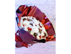 Букет из зефира с шоколадом