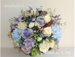 Купить/Композиция из искусственных цветов Сири  № С004