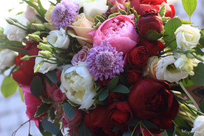 Букет невесты & Бутоньерка № 1345