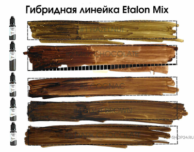 Etalon Mix Бровный мини-сет гибридная серия ТРИО