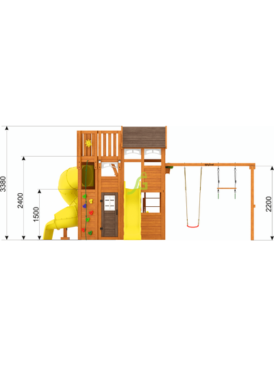 Детская площадка IgraGrad Клубный домик 4 Luxe