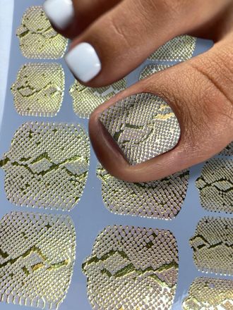 Пленки для педикюра с фольгой VIP-034