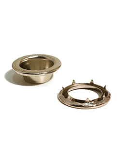 Люверс Bainbridge D004SX Ø9.5мм размер 1 из нержавеющей стали