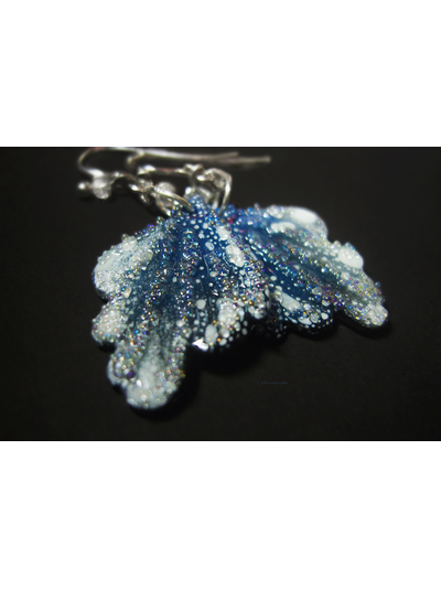 Фэнтези серьги &quot;Крылышки феи Атлуа, покровительницы северных ветров&quot;