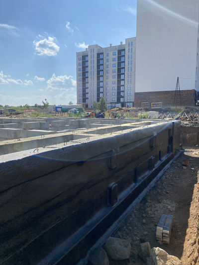 Гидроизоляция фундамента полимочевиной