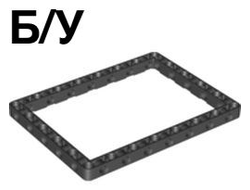 ! Б/У - Technic, Liftarm, Modified Frame Thick 11 x 15 Open Center, Black (39790 / 6295161) - Б/У