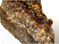 Кварц с фантомами и включениями, щетка, Казахстан (144*93*82 мм, 1162 г) №10827