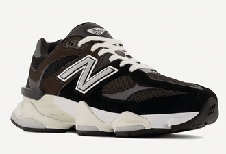 New Balance 9060 Brown Black фото