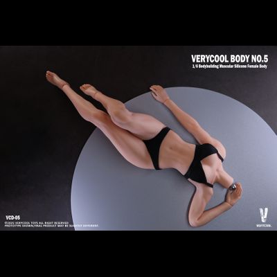 ПРЕДЗАКАЗ - Мускулистое бесшовное женское тело - Коллекционная фигурка 1/6 Silicone Female Body Bodybuilding Muscular Physique Natural Skin Tone (VCD-05B) - VERYCOOL  ?ЦЕНА: 9900 РУБ.?