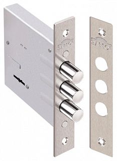 Замок врезной ЭЛЬБОР Кремень 1.04.02 сувальдный