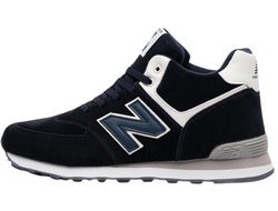 New Balance 574 Mid Navy Blue White