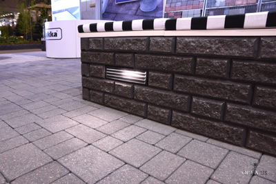 Камень для подпорной стенки Lakka Lohkomuurikivi цветной