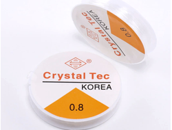 Нить силиконовая  прозрачная 0,8мм 8м