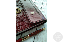 женский ежедневник - органайзер из натуральной кожи