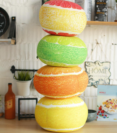 Декоративная подушка антистресс "Лимон"