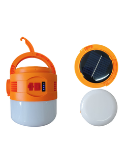 Фонарь светодиодный ручной/ подвисной #GH-1868 (АКБ/ USB) аккумуляторный на солнечной батарее 5 режимов