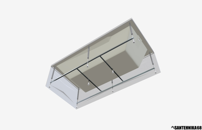 Ванна акриловая прямоугольная 1Marka RAGUZA 190x90 каркас + панель