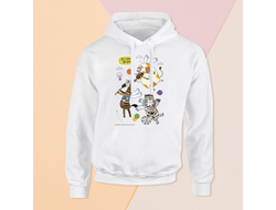 Толстовка Летающие звери №2