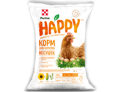 Корм для курочек-несушек «Яйценоскость» HAPPY