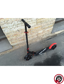 Самокат складной RAVEN 180 Черно-красный