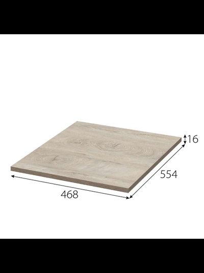 Этна полка для шкафа 50 Дуб эндгрейн 1ПЛ