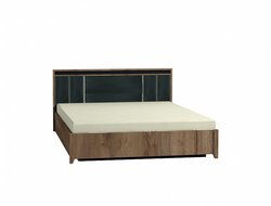 Спальня NATURE (НАТУРА) - 306 Кровать Люкс с подъемным механизмом (1800) Дуб табачный Craft-Черный